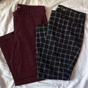 Lot of 2 pairs of Old Navy pixie pants. EUC. Size 14.